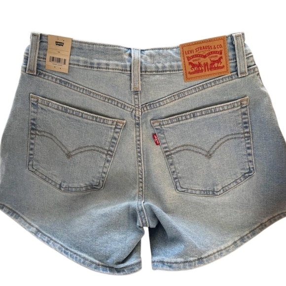 Levi's Light Blue Jean Shorts for Women - Picture 4 of 4